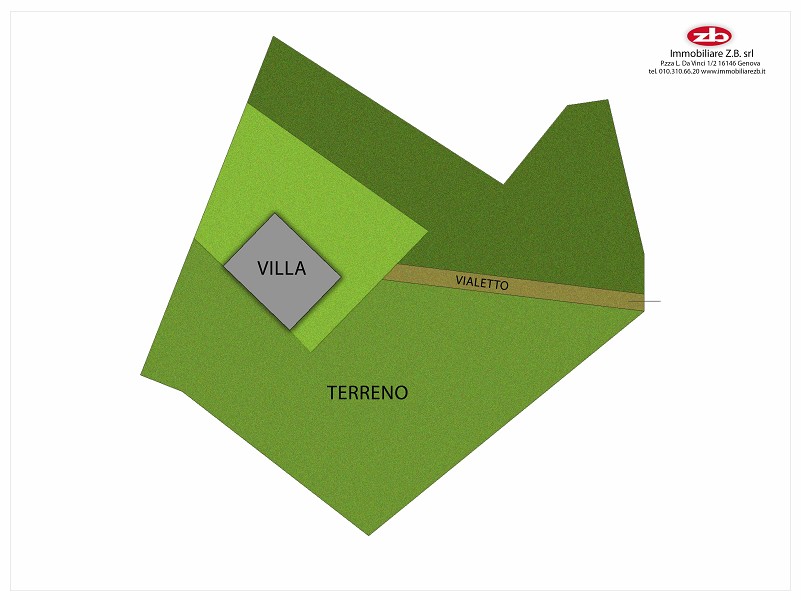 Ronco Scrivia, villa indipendente da ristrutturare con 2000 metri quadrati di terreno
