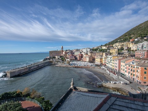 Passeggiata di Nervi, affascinante appartamento in Villa storica