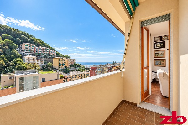 Bogliasco, elegante appartamento di 134 mq con vista mare