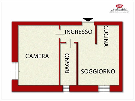 Nervi, bilocale con posto auto di proprietà in contesto tranquillo